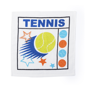 Asciugamano mini con fantasie sport in cotone SPICA MKT5292 - Tennis