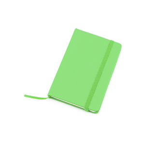 Quaderno personalizzato con copertina in poliuretano in formato A6 KINELIN MKT5299 - Verde
