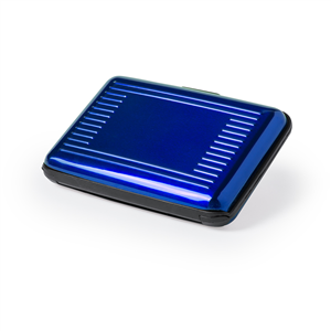 Porta carte di credito RFID in alluminio RAINOL MKT5371 - Blu