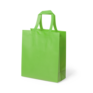 Shopper in tessuto non tessuto laminato cm 35x40x15 FIMEL MKT5376 - Verde