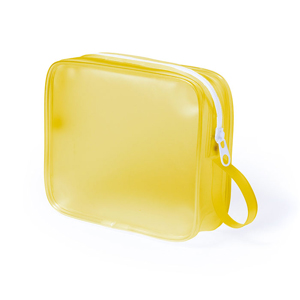 Beauty case traslucido SAEKI MKT5378 - Giallo