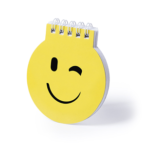Mini note book con spirale a forma di smile WINLON MKT5403 - Wink