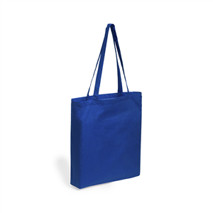 Shopper personalizzata in cotone 105gr cm 36x40x8 COINA MKT5452 - Blu