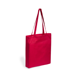 Shopper personalizzata in cotone 105gr cm 36x40x8 COINA MKT5452 - Rosso