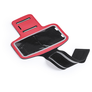 Bracciale porta telefono trasparente KELAN MKT5522 - Rosso