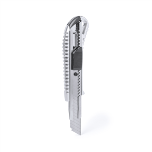 Taglierino cutter in alluminio GRUESLY MKT5549 - Platino