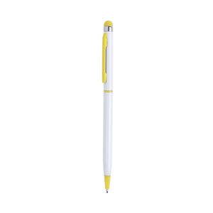 Penna in alluminio con touch screen DUSER MKT5575 - Giallo
