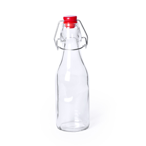 Bottiglia in vetro 260 ml HASER MKT5597 - Rosso