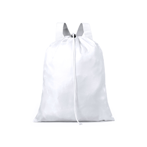 Sacca zaino personalizzata con spallacci in tessuto SHAUDEN MKT5620 - Bianco