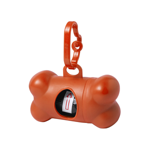 Erogatore sacchetti per cane con 15 sacchetti RUCIN MKT5641 - Arancio