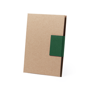Memo sticker con blocco note e penna GANOK MKT5671 - Verde