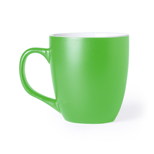 Tazza personalizzata in ceramica opaca 470 ml MABERY MKT5686 - Verde