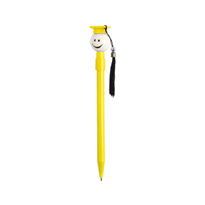 Penna personalizzata con smile laureato GRADOX MKT5735 - Giallo