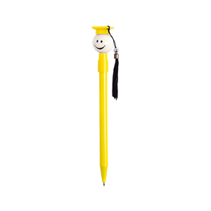 Penna personalizzata con smile laureato GRADOX MKT5735 - Giallo