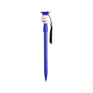 Penna personalizzata con smile laureato GRADOX MKT5735 - Blu