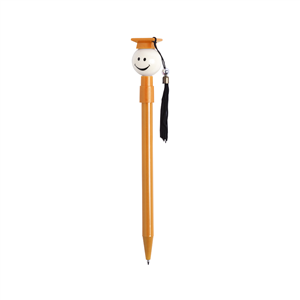 Penna personalizzata con smile laureato GRADOX MKT5735 - Arancio
