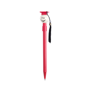 Penna personalizzata con smile laureato GRADOX MKT5735 - Rosso