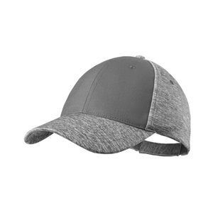 Cappellino baseball personalizzato fashion in poliestere 6 pannelli BAYET MKT5799 - Grigio