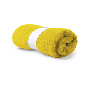 Asciugamano sport in spugna di microfibra 40x90 cm KEFAN MKT5920 - Giallo