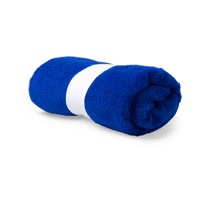 Asciugamano sport in spugna di microfibra 40x90 cm KEFAN MKT5920 - Blu