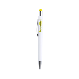 Penna in alluminio con touch screen WONER MKT6078 - Giallo