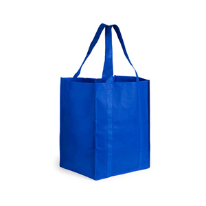 Borsa tnt personalizzata cm 33x38x25 SHOP XL MKT6106 - Blu