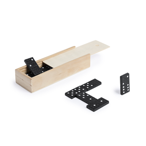 Domino in legno con 28 Pezzi PRAKON MKT6112 - Neutro