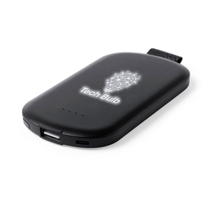 Powerbank da 2500mAh con led interno SIMMON MKT6149 - Nero