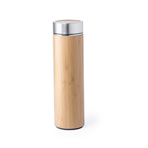 Thermos personalizzato in bamboo e acciaio 500 ml MOLTEX MKT6156 - Neutro