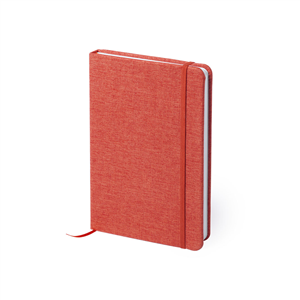 Quaderno personalizzato con copertina in poliestere TALFOR MKT6193 - Rosso