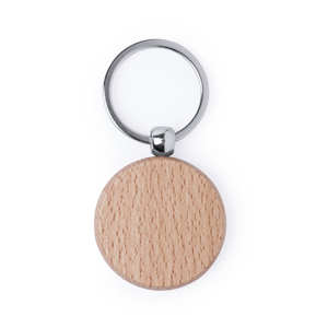 Portachiavi promozionale in legno PELTON MKT6204 - Cerchio