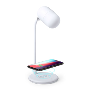 Lampada da scrivania con speaker Bluetooth LEREX MKT6268 - Bianco