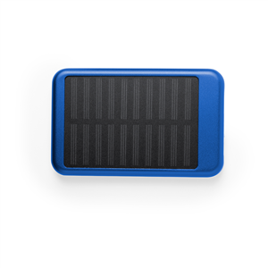 Powerbank solari in alluminio da 4000 mAh RUDDER MKT6307 - Blu