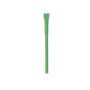 Penna a sfera ecologica in cartone riciclato VALVEK MKT6321 - Verde