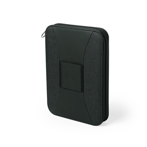 Cartella porta documenti con power bank e custodia tablet SUREY MKT6327 - Grigio