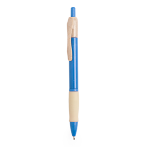 Penna a sfera in paglia di grano ROSDY MKT6334 - Blu