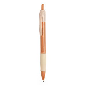 Penna a sfera in paglia di grano ROSDY MKT6334 - Arancio