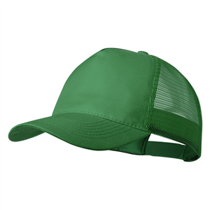 Cappellino rap in poliestere CLIPAK MKT6337 - Verde