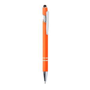 Penna in alluminio con touch screen LEKOR MKT6367 - Arancio