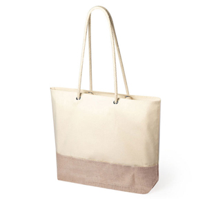 Borsa da spiaggia in cotone BITALEX MKT6388 - Naturale