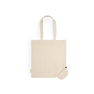 Borsa spesa pieghevole in cotone organico NEPAX MKT6391 - Naturale