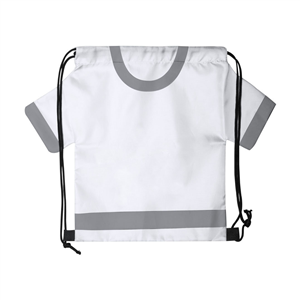 Zainetto personalizzato per bambini a forma di maglietta TROKYN MKT6449 - Bianco