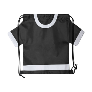 Zainetto personalizzato per bambini a forma di maglietta TROKYN MKT6449 - Nero