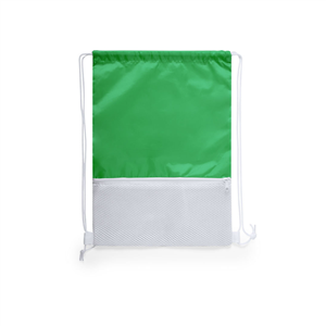 Zainetto a sacca personalizzata con tasca NABAR MKT6458 - Verde