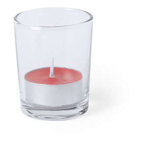 Candela aromatica in vetro PERSY MKT6485 - Rosso