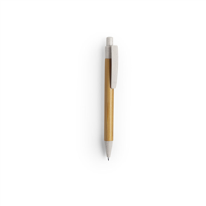 Penna bamboo e paglia di grano personalizzabile SYDOR MKT6495 - Naturale