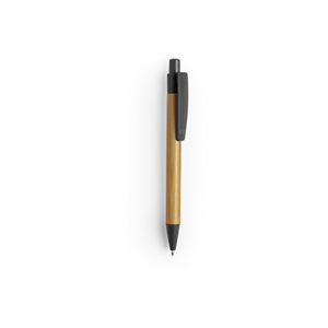 Penna bamboo e paglia di grano personalizzabile SYDOR MKT6495 - Nero