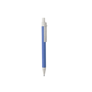 Penna personalizzabile in cartone riciclato e paglia di grano SALCEN MKT6496 - Blu