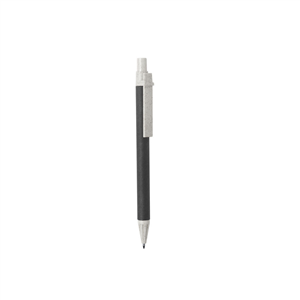 Penna personalizzabile in cartone riciclato e paglia di grano SALCEN MKT6496 - Nero