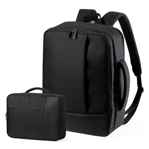 Zaino-borsa porta pc personalizzato per 15 pollici HURKON MKT6509 - Nero